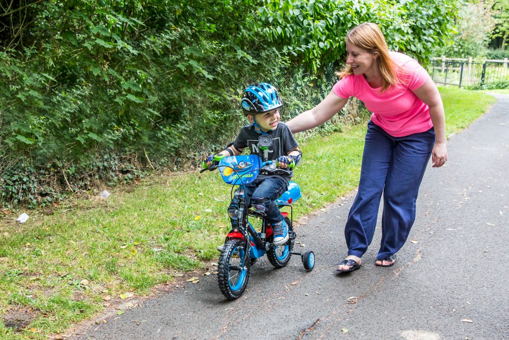 riding with stabilisers