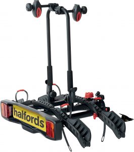 tow bar mounted bike rack